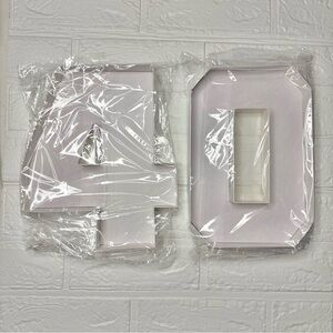 New Number Shaped Cardboard Decorative Fillable Trays White Number 4 0